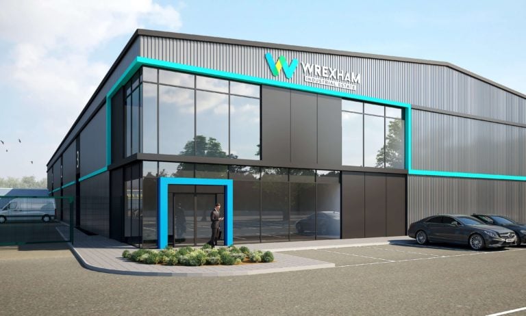 New Build Development Industrial Unit on Wrexham Industrial Estate
